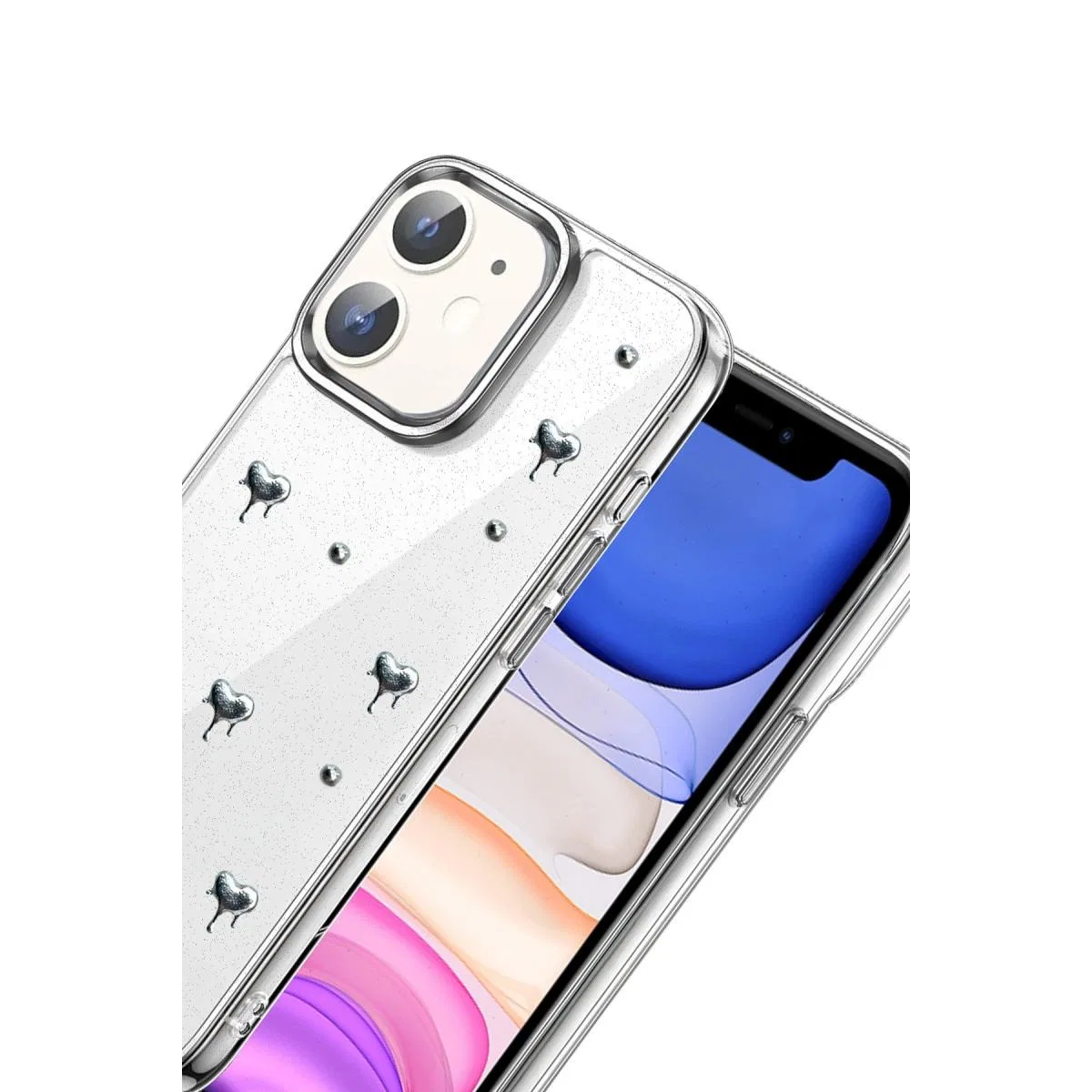 Apple İphone 11 Fiyonk Desenli Kapak - Desen 1 görsel 2