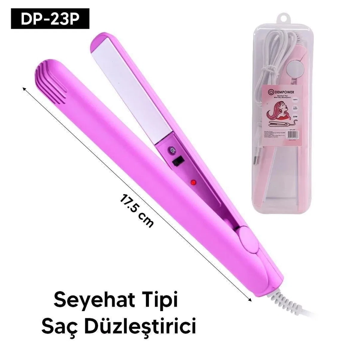 Seyahat Tipi Saç Düzleştirici görsel 2
