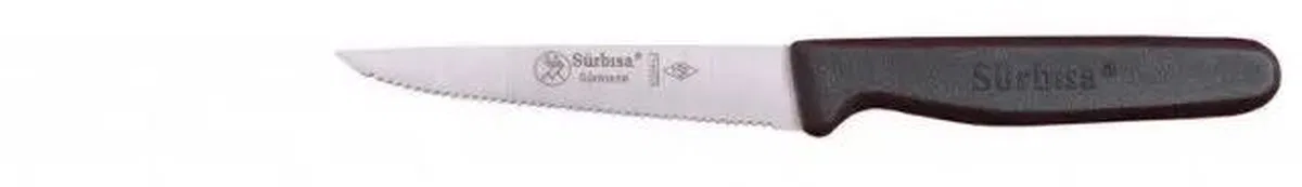 61004lz - Sürmene Lazerli, Tırtıklı Sebze Bıçağı 9, 5cm