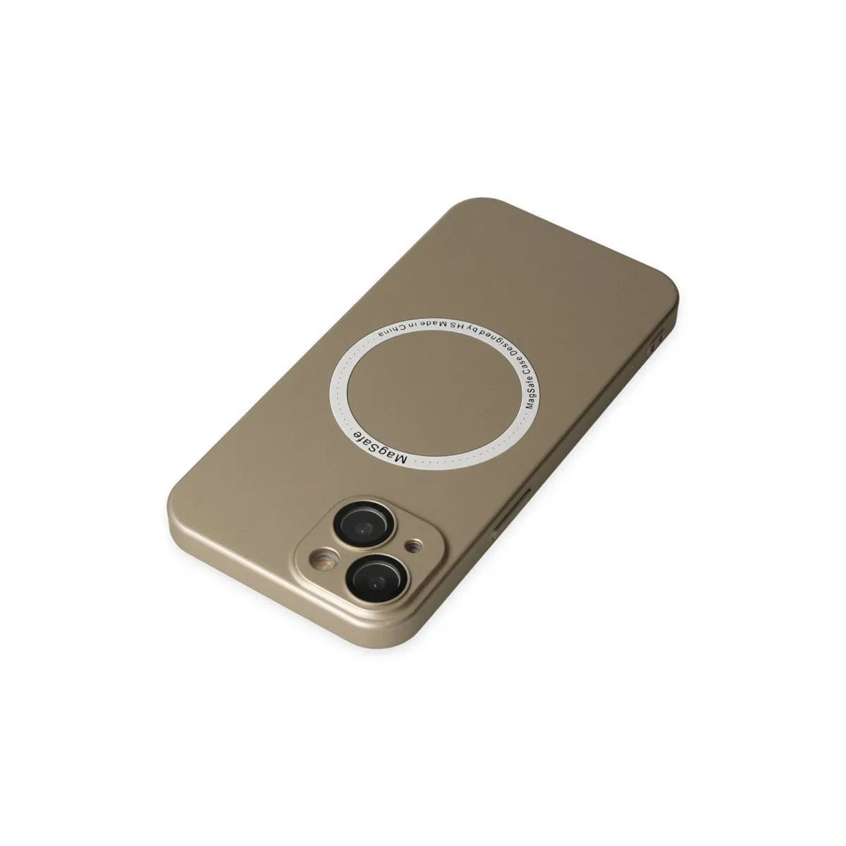 Apple İphone 14 Plus Kılıf Jack Magneticsafe Lens Silikon - Gold görsel 5