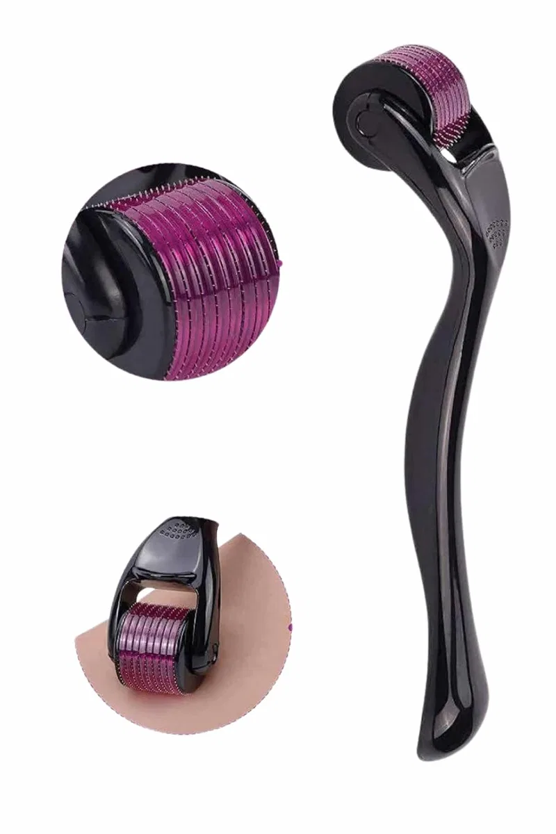 Titanyum Uçlu Derma Roller 540 İğneli 1 mm Gözenek Azaltıcı Akne İzlerine Uygun görsel 2