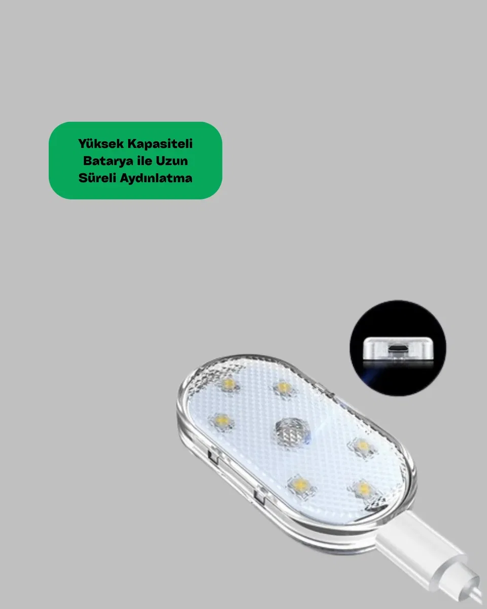 USB Şarjlı Çok Renkli Dokunmatik LED Gece Lambası görsel 2