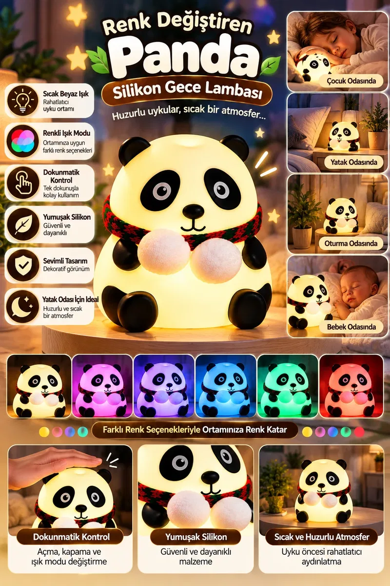 RENK DEĞİŞTİREN PANDA
