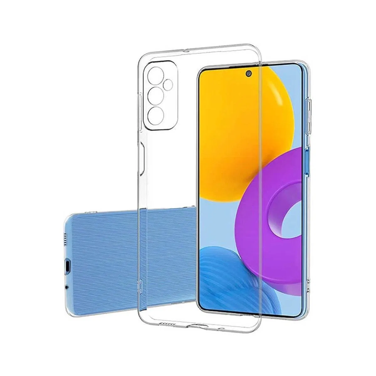 Samsung Galaxy A15 4g Kılıf Lüx Şeffaf Silikon görsel 2
