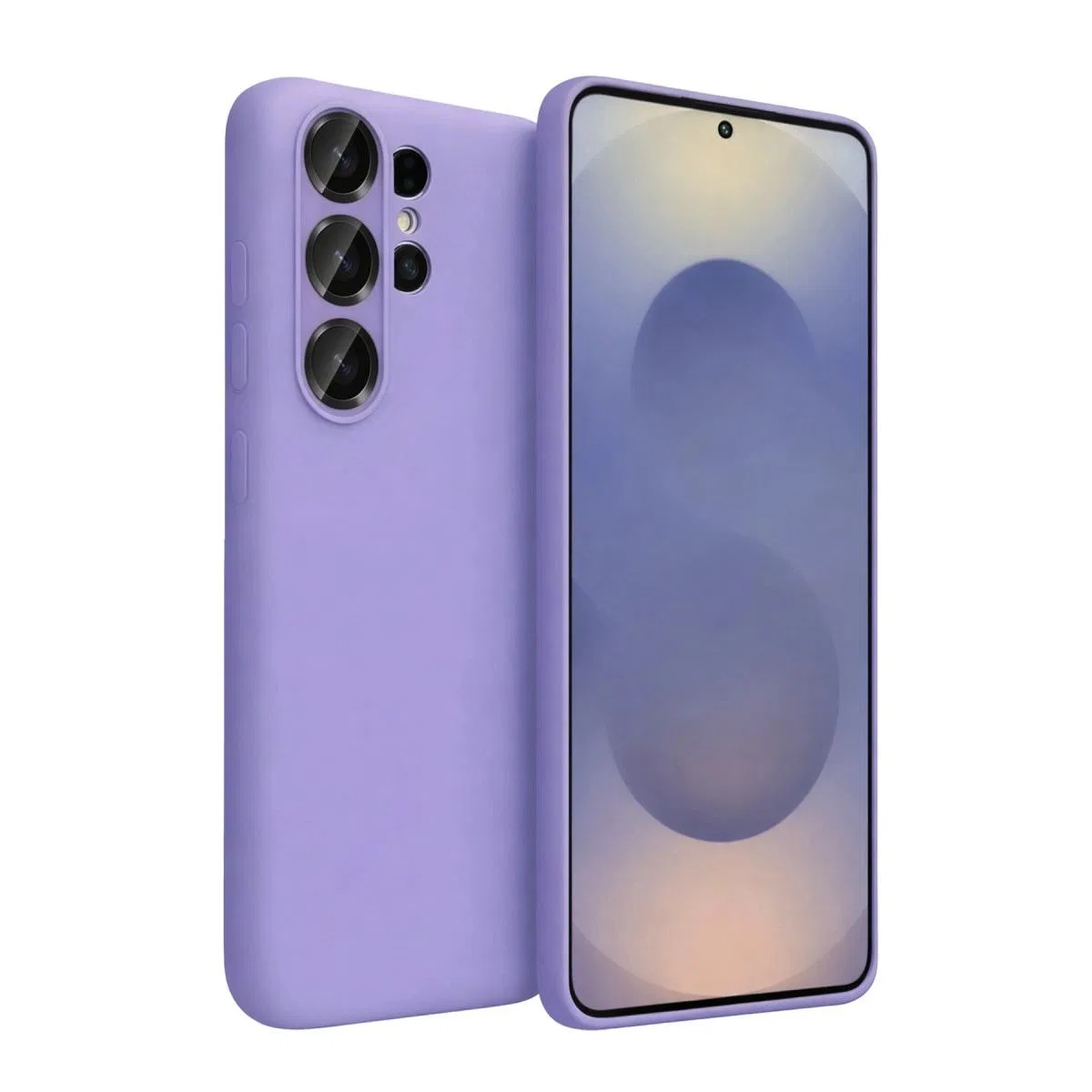 Samsung Galaxy S26 Ultra Nano İçi Kadife Silikon - Lila