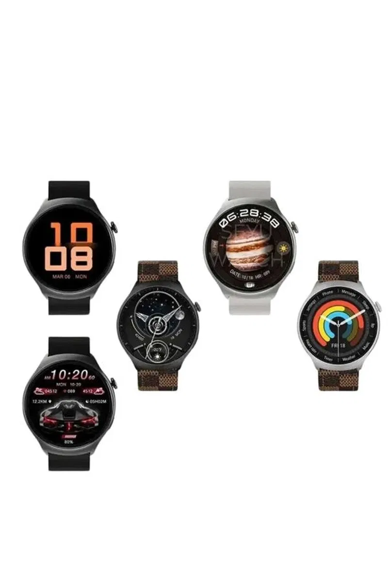 Yeni Nesil Akıllı Saat Çağrı Cevaplayabilen Plastik 47 Mm Uyumlu Kordon görsel 3