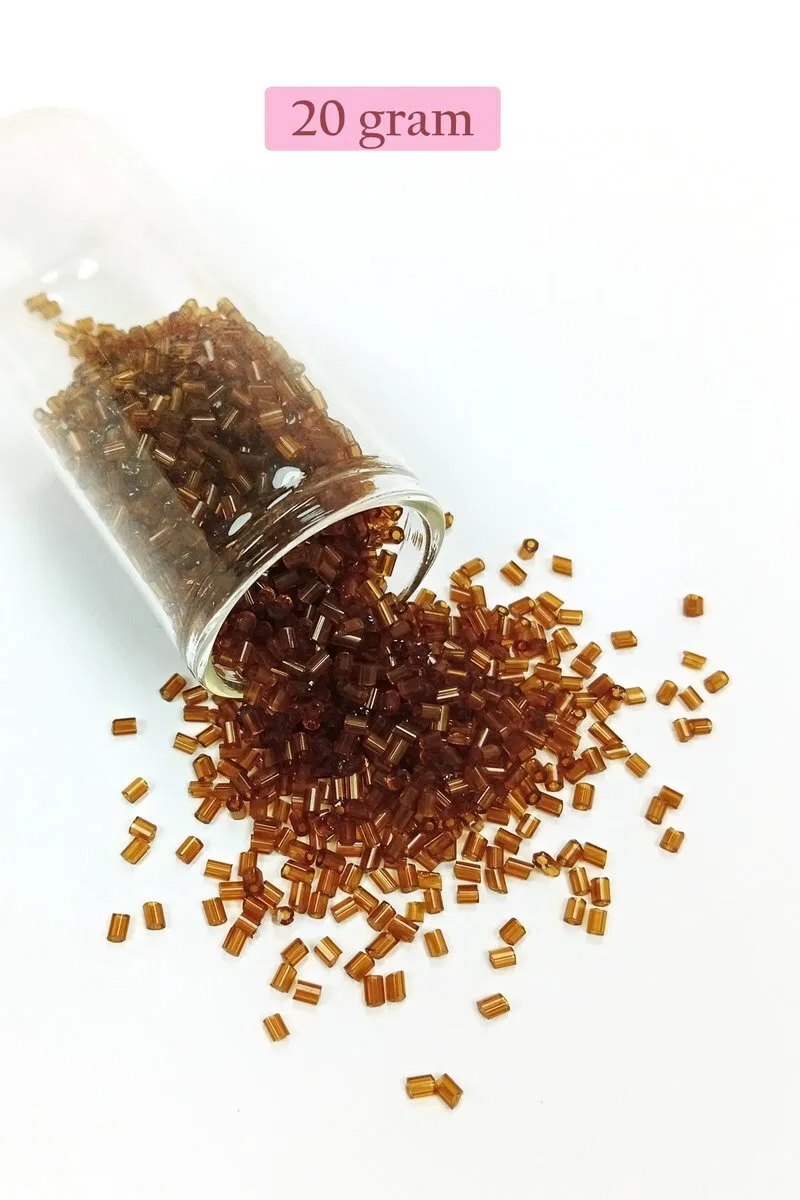 Kesme Cam Boncuk 2mm - 4 Renk - Toplam 80 Gram - BNC445 görsel 3