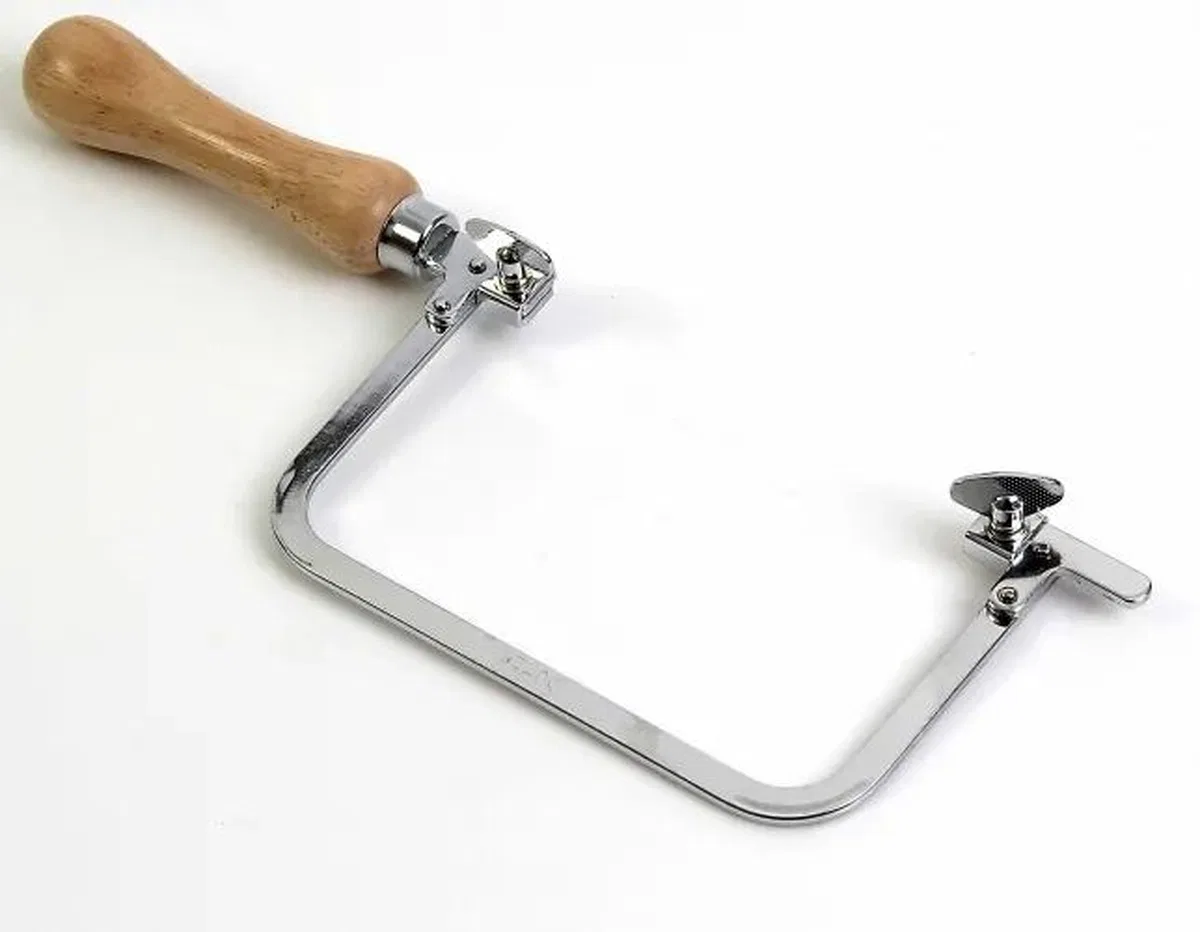 Sabit Kıl Testere Kolu - Ahşap Sap 13, 5cm