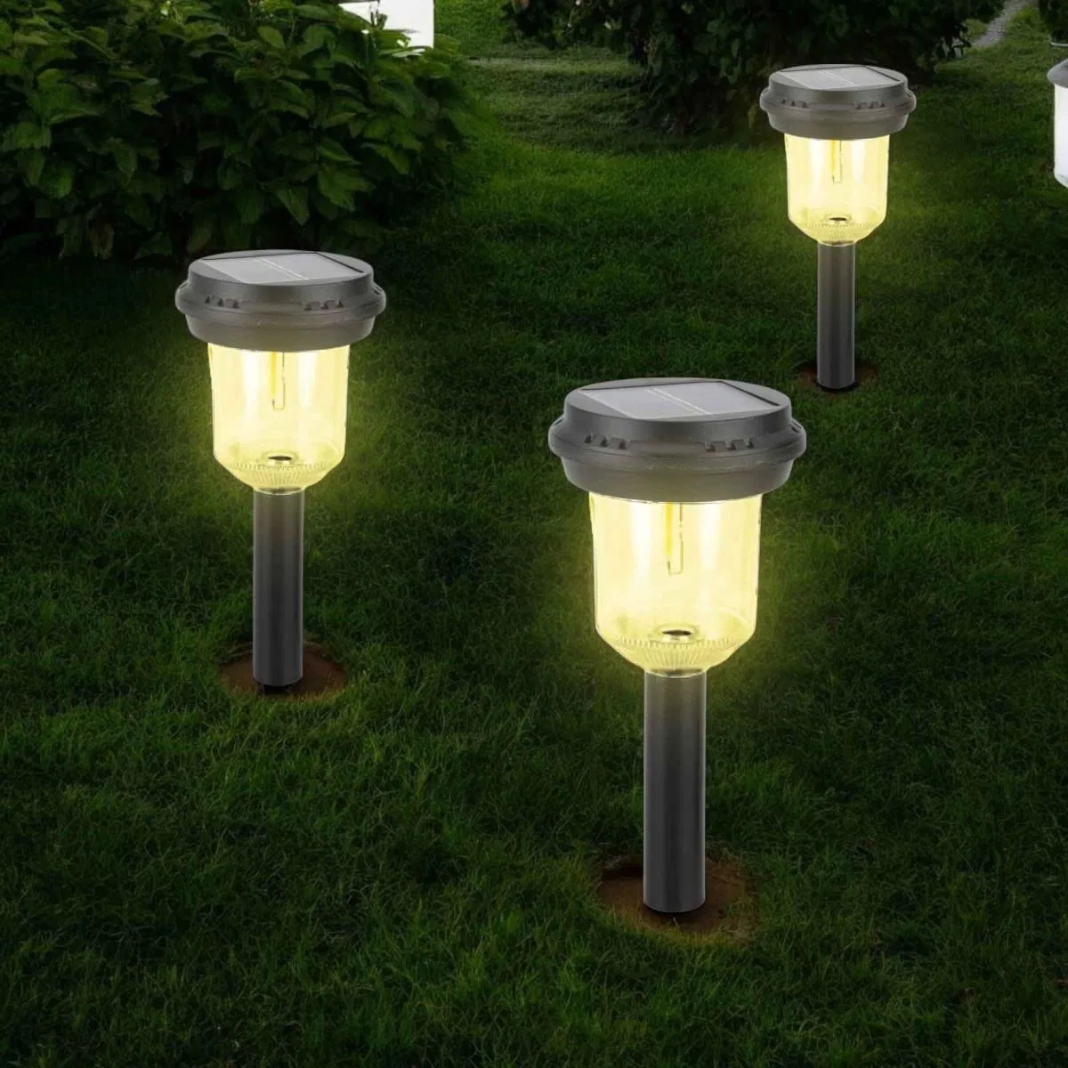 Panther Pt-b117 Solar Led Bahçe Lambası görsel 2
