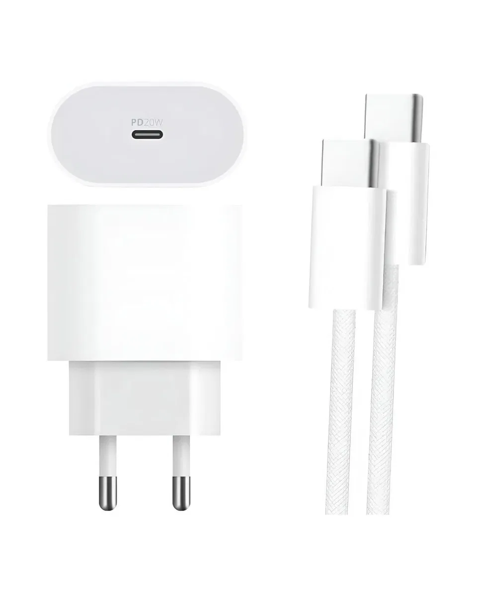 Type-C to C Kablolu 35W Hızlı Şarj Başlığı Set görsel 4
