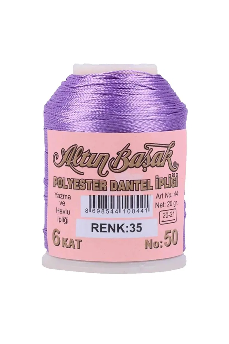 3 Adet Altınbaşak Oya ve Dantel İpi 20 gr - Royaleks - No: 035 görsel 3