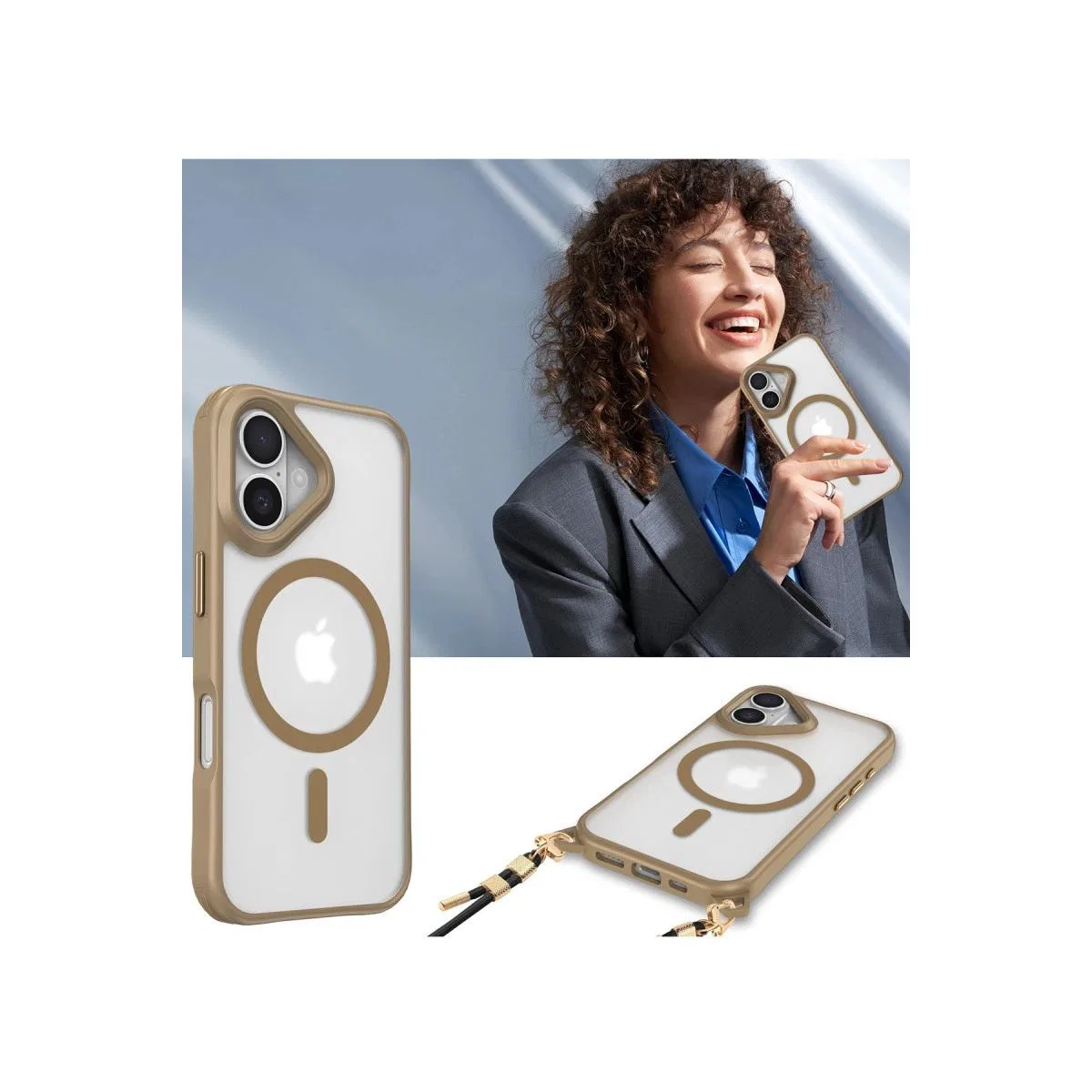 Apple İphone 16 Kılıf Enka Magsafe Silikon Kılıf - Siyah görsel 3