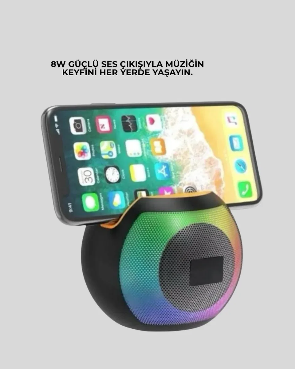 360° Stereo Surround Sesli Taşınabilir Hoparlör görsel 3