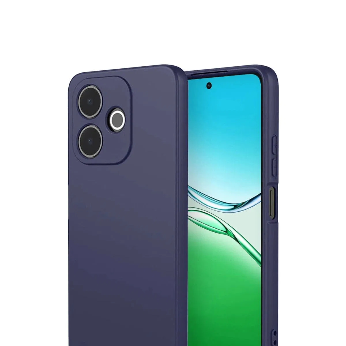 Oppo A5 Pro 4g First Silikon - Lacivert görsel 2