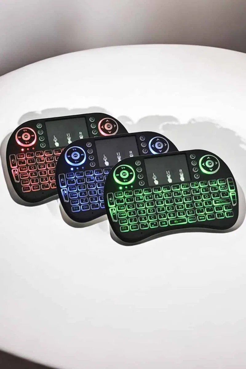 USB Bağlantılı Mini Q Klavye Işıklı Tüm Cihazlara Uyumlu görsel 2