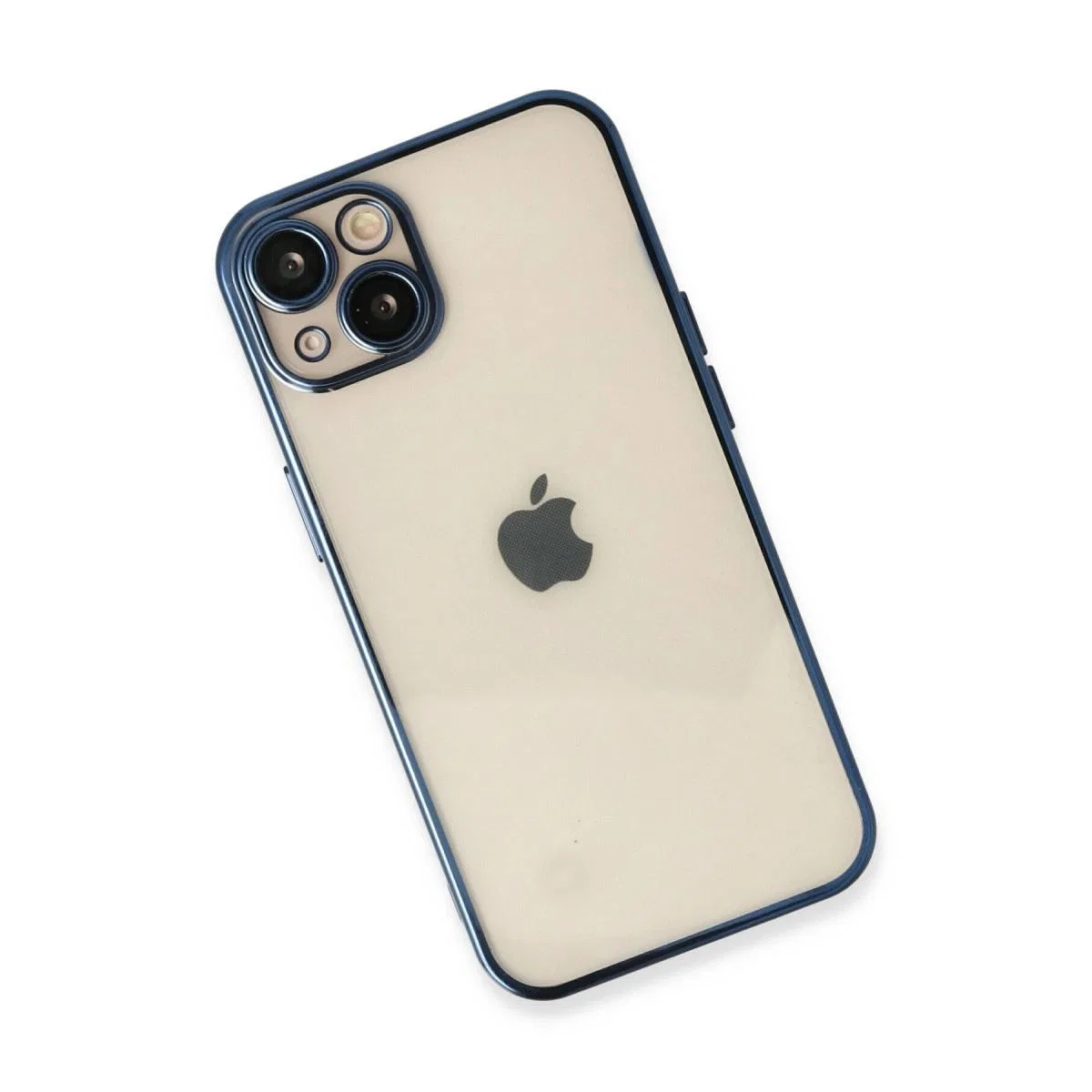 Apple İphone 13 Kılıf Razer Lensli Silikon - Lacivert görsel 3