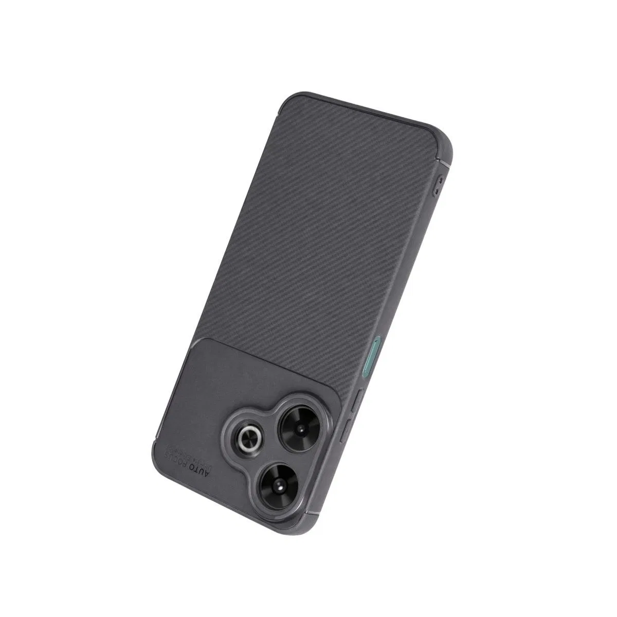 Xiaomi Redmi 13 4g Kılıf Auto Focus Karbon Kapak - Gri görsel 2