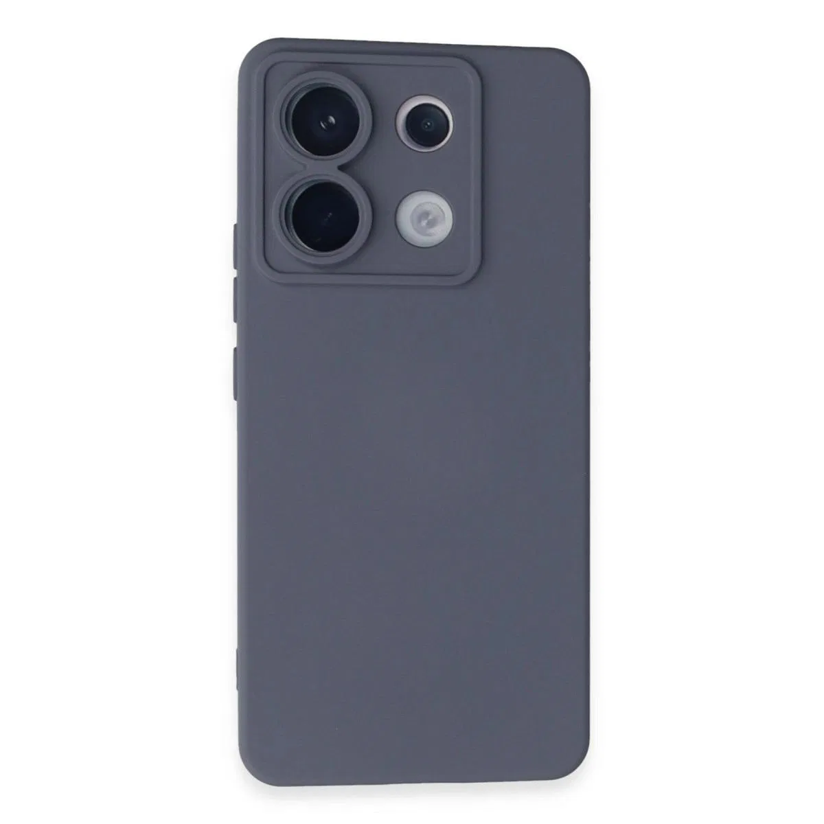 Xiaomi Redmi Note 13 Pro 5g Kılıf Nano İçi Kadife Silikon - Gri
