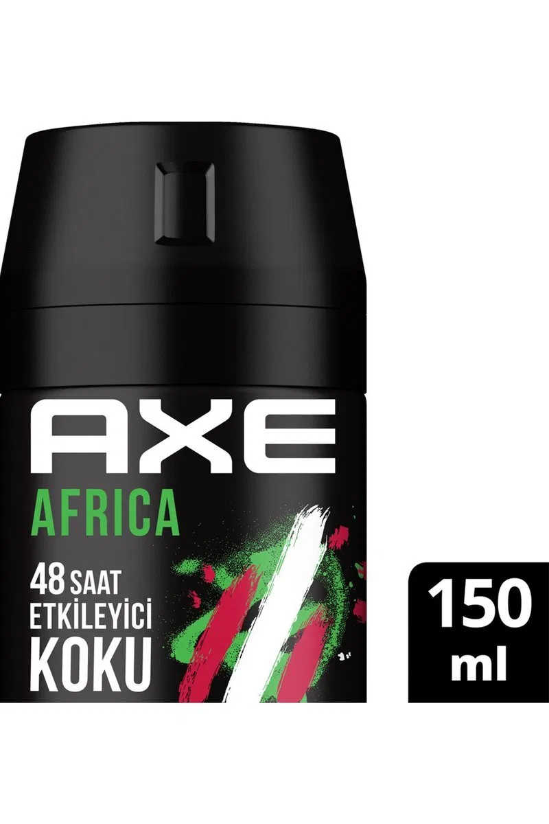 3 Adet Axe Africa Erkek Deodorant Sprey 150 ml görsel 2