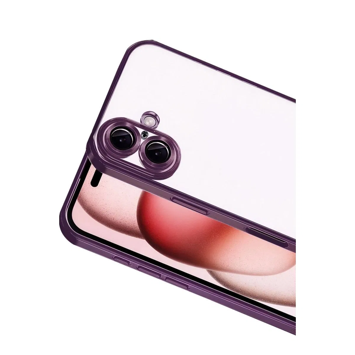 Apple İphone 17 Razer Lensli Silikon - Açık Mor görsel 2