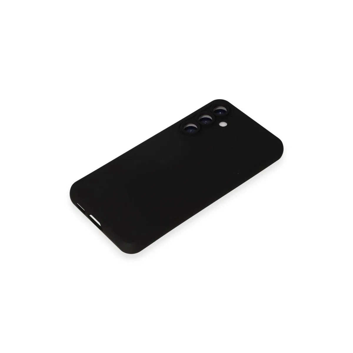 Samsung Galaxy S24 Kılıf Nano İçi Kadife Silikon - Siyah görsel 4