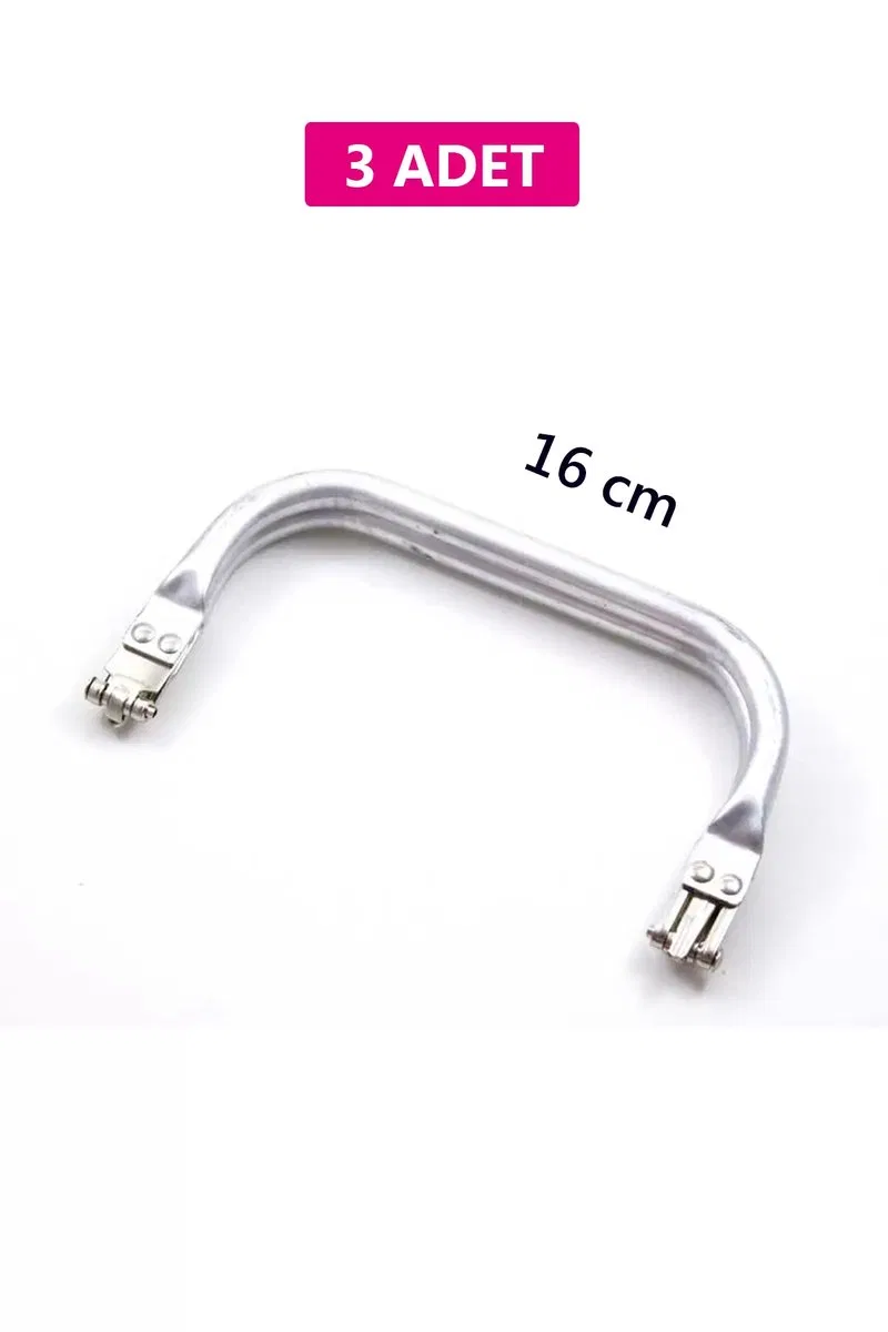 Gizli Metal Çanta Bursu – 3 Adet - 16 cm - Metal Çanta Aparatı Çanta Aksesuarı