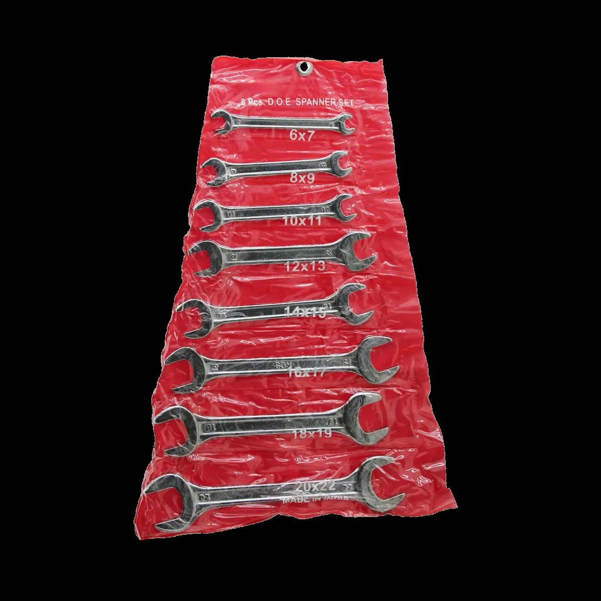 Açık Uçlu Anahtar Takımı 6-22 mm (8 Parça) görsel 2