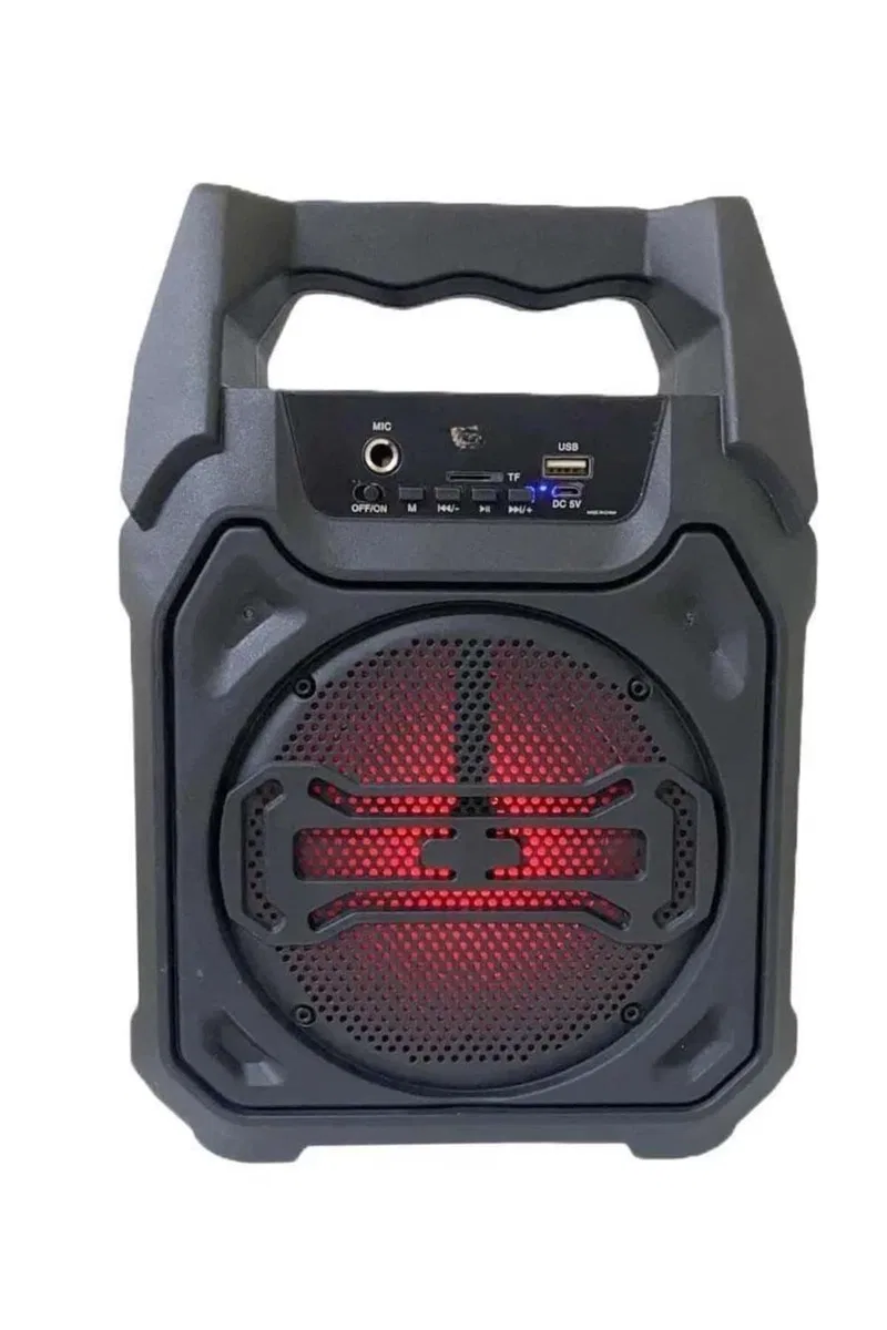 Yeni Nesil Bluetooth Hoparlör USB TF Kart Girişli Çoklu Bağlantı görsel 5