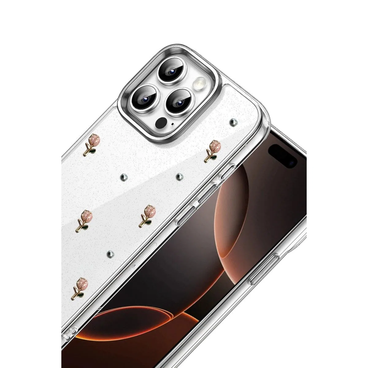 Apple İphone 15 Pro Fiyonk Desenli Kapak - Desen 6 görsel 2