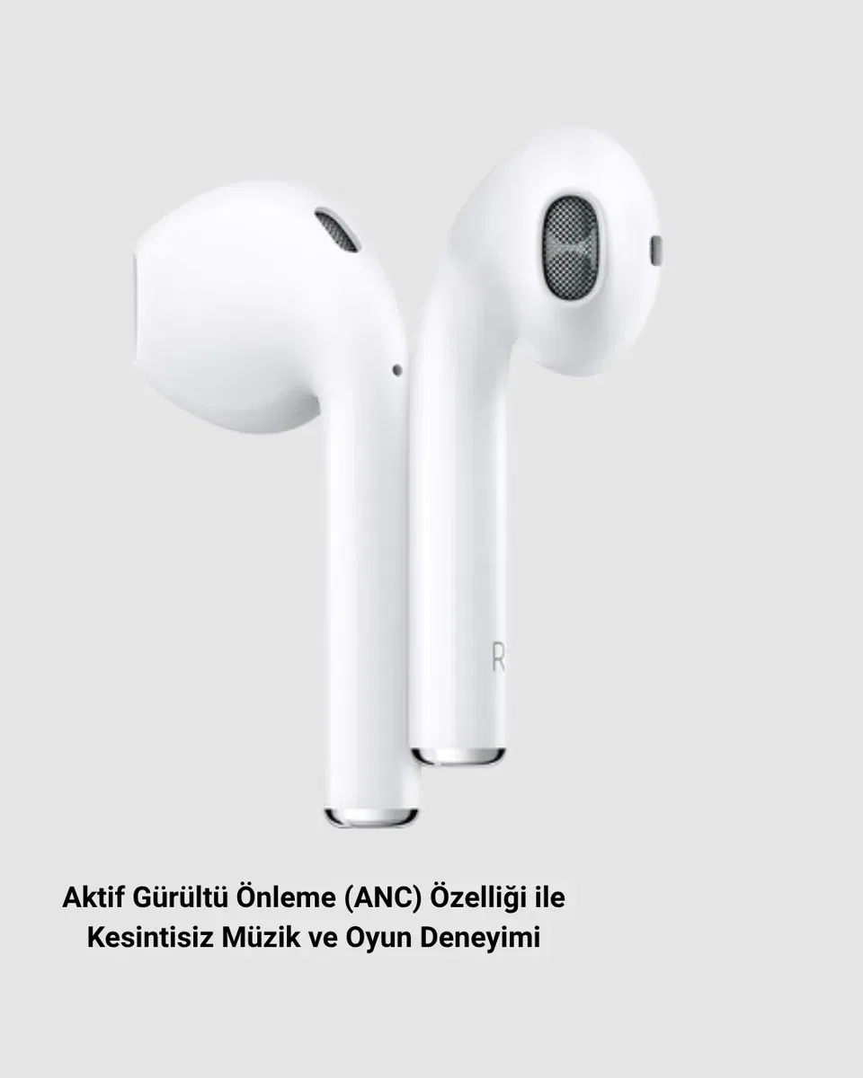 Aktif Gürültü Önlemeli RGB Işıklı Kablosuz Kulak Üstü Kulaklık görsel 3