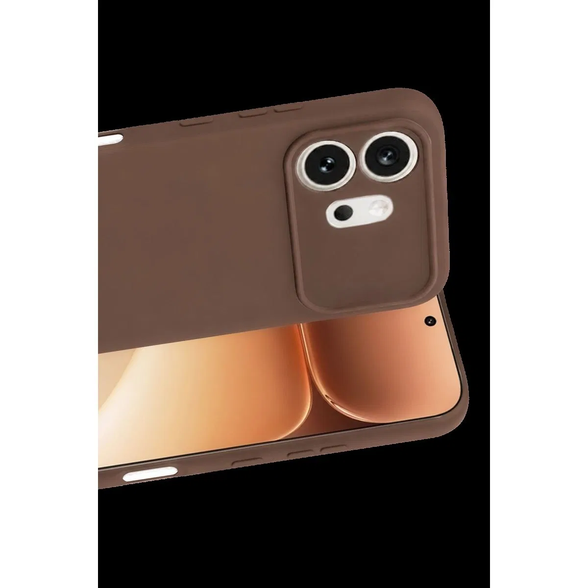 Huawei Honor 600 First Silikon - Kahverengi görsel 2