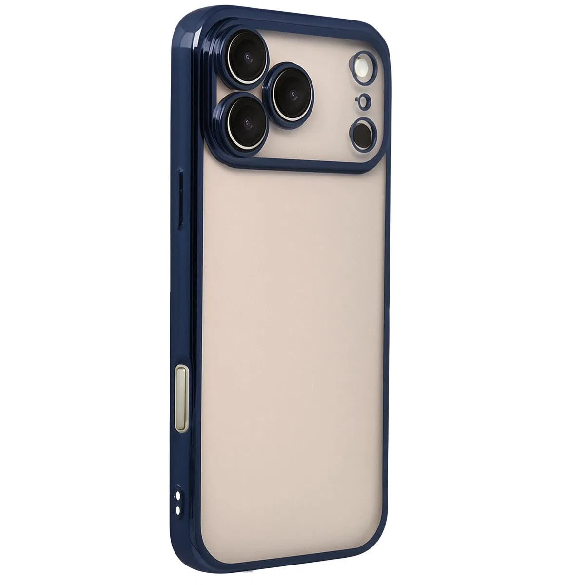 Apple İphone 17 Pro Max Razer Lensli Silikon - Lacivert görsel 2