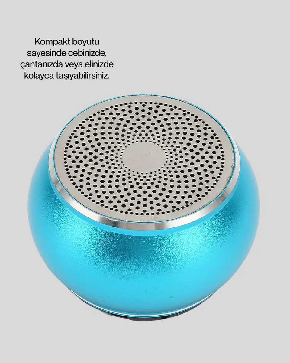 Kablosuz Bluetooth Hoparlör | 2-3 Saat Kesintisiz Müzik Keyfi Yeni Nesil görsel 5