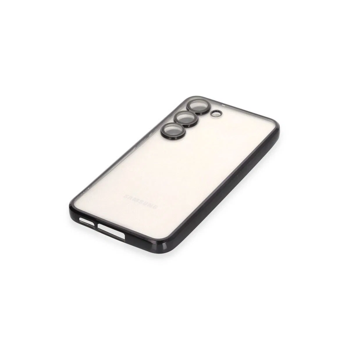 Samsung Galaxy S23 Kılıf Razer Lensli Silikon - Siyah görsel 4