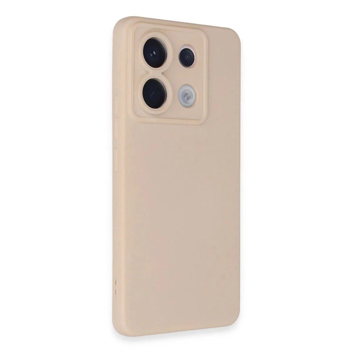 Xiaomi Redmi Note 13 Pro 5g Kılıf Nano İçi Kadife Silikon - Pudra görsel 2