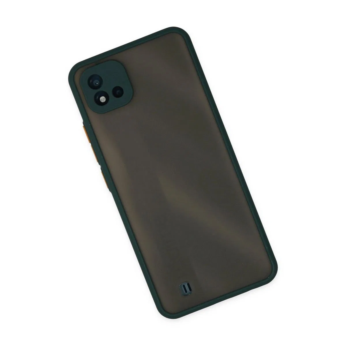 Realme C11 2021 Kılıf Montreal Silikon Kapak - Yeşil görsel 2