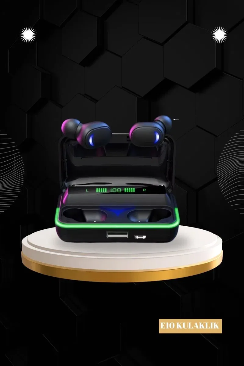 Ucuz ve Kaliteli Kulaklıklı Saat Seti Bluetooth Bağlantılı Akıllı Saat ve Kulaklık görsel 5