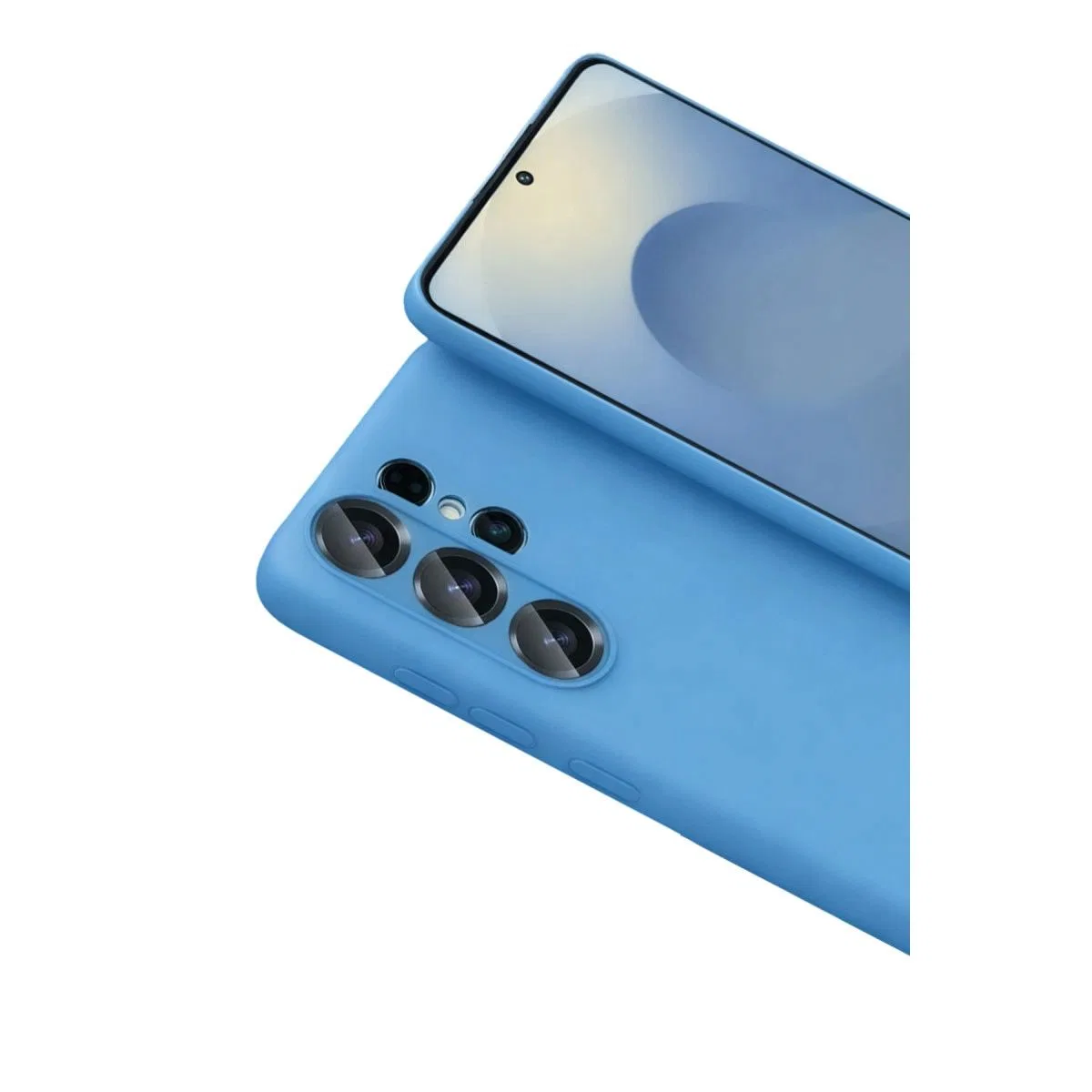 Samsung Galaxy S26 Ultra Nano İçi Kadife Silikon - Mavi görsel 3