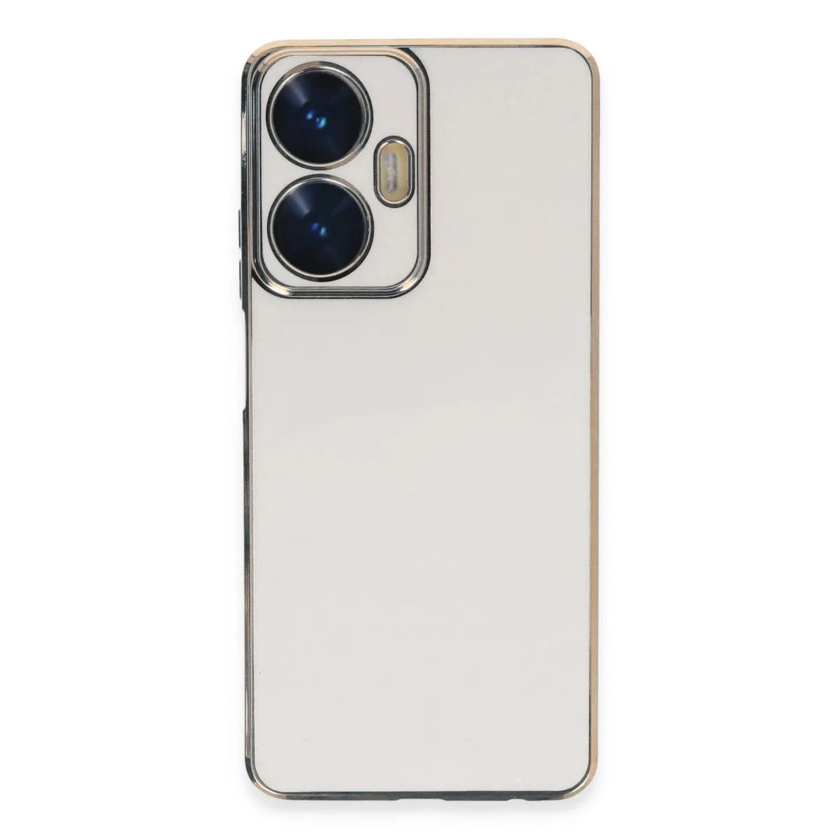 Realme C55 Kılıf Volet Silikon - Beyaz