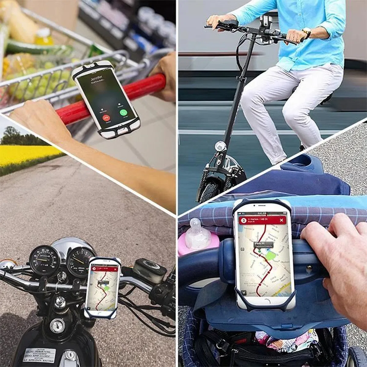 Motorsiklet Bisiklet Telefon Tutucu görsel 2