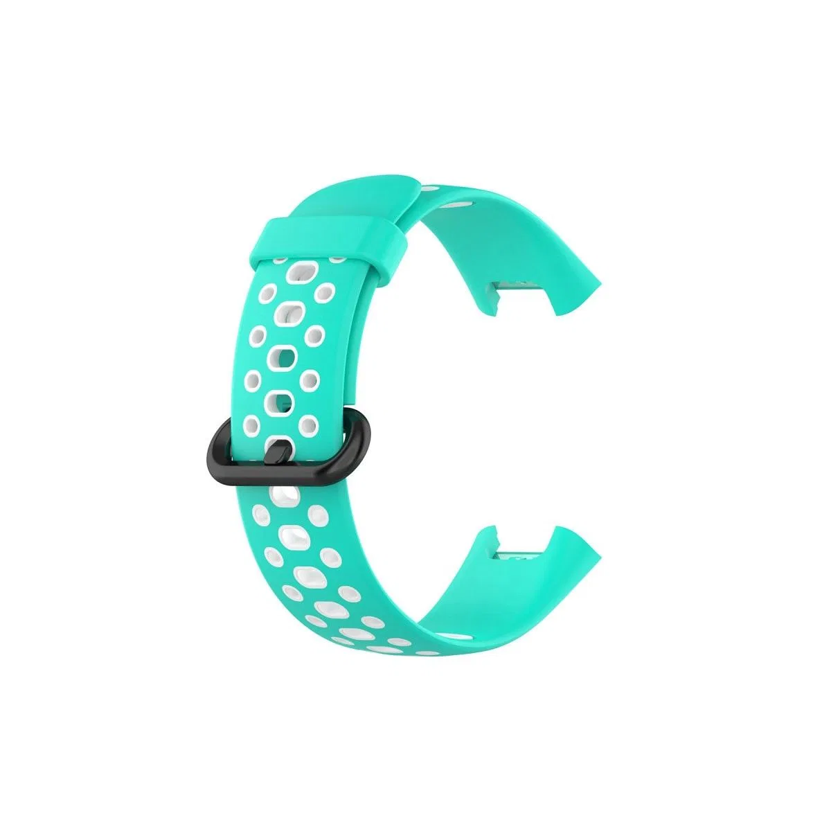 Xiaomi Redmi Watch 2 Spor Delikli Kordon - Turkuaz-beyaz görsel 3