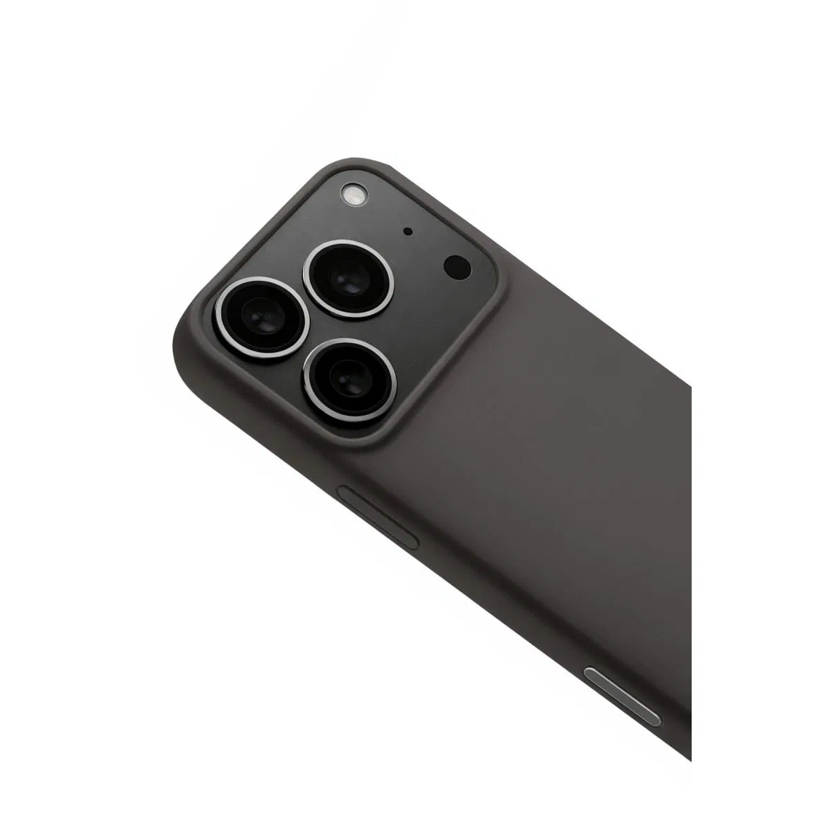 Apple İphone 17 Pro Max Nano İçi Kadife Silikon - Gri görsel 4