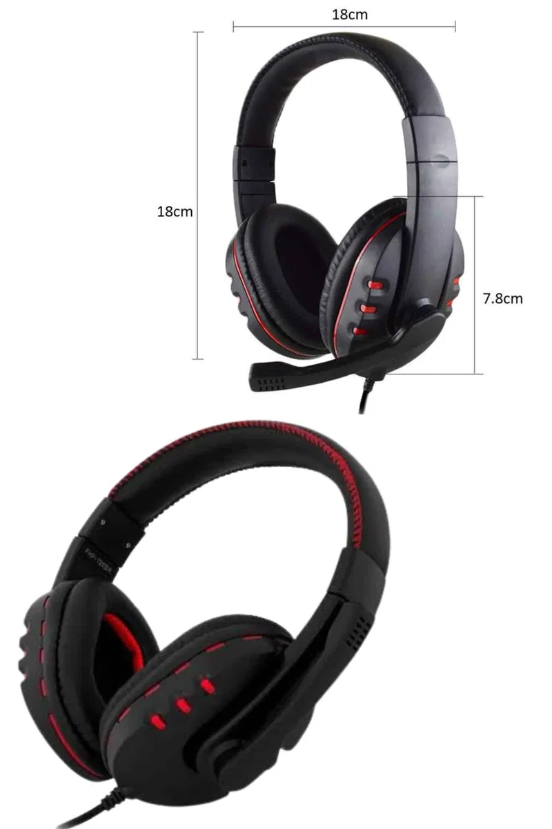Mikrofonlu Gamer Kulaklık Oyuncu Kulaklığı Yüksek Ses Kaliteli Stereo Yumuşak Yastıklar görsel 4