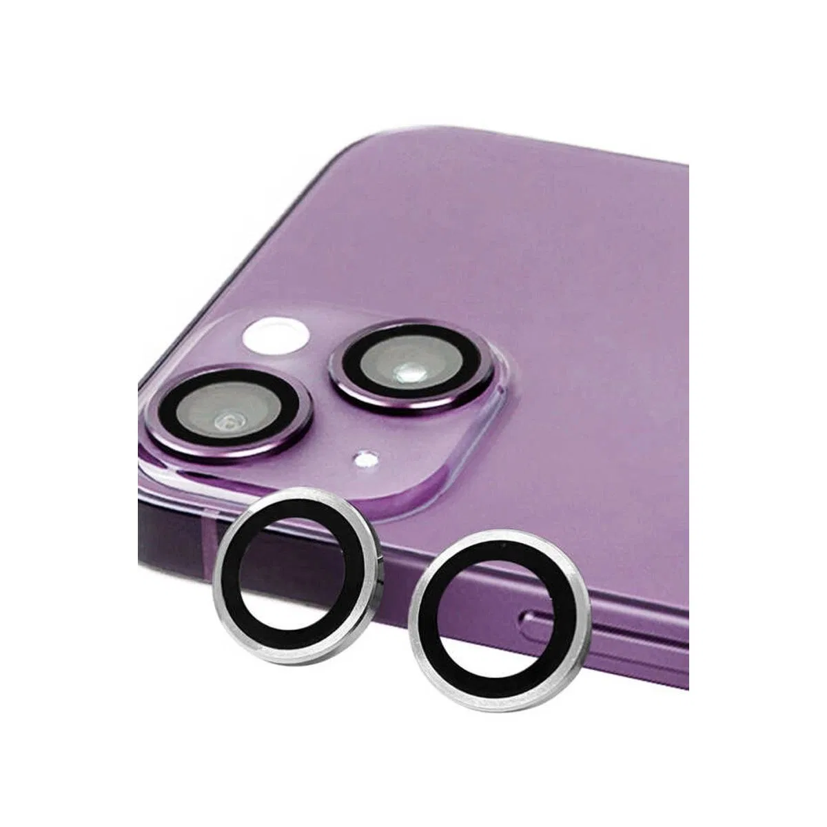 Apple İphone 14 Raze Metal Kamera Lens - Gümüş