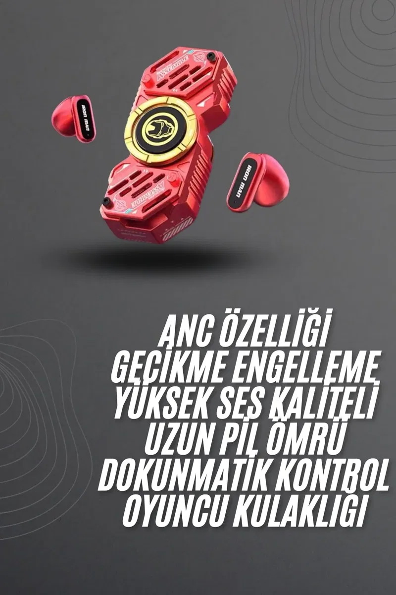 Çocuklara Özel Stres Çarklı Kablosuz Bluetooth Kulaklık ANC Özellikli görsel 2