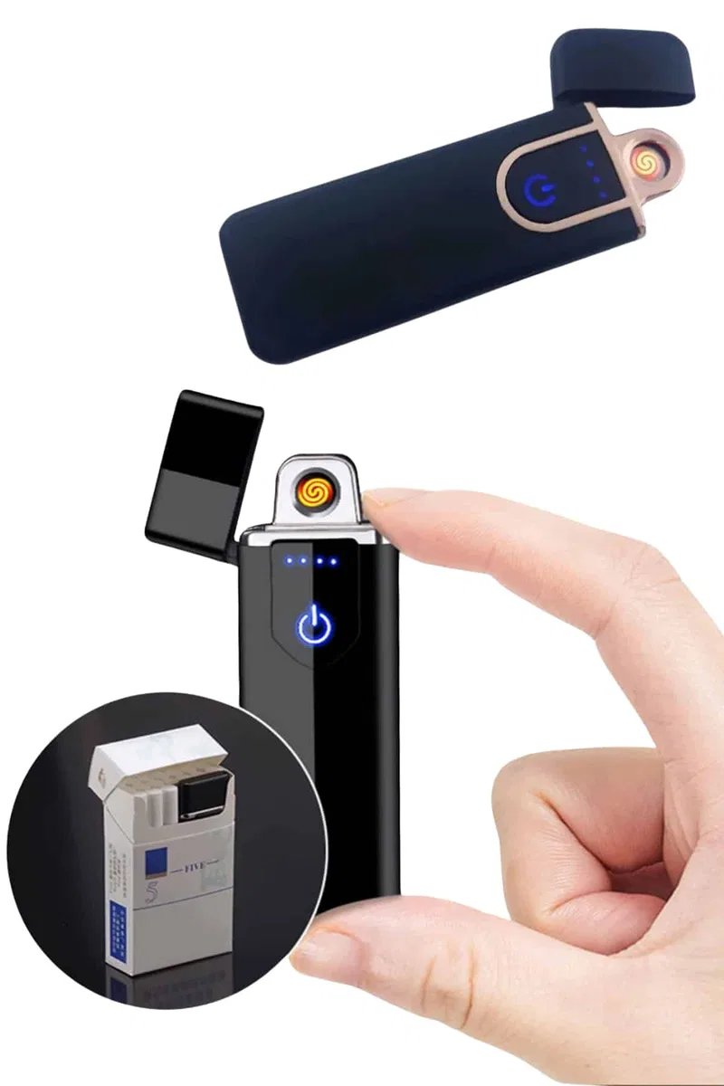 Çakmak Usb Şarj Rüzgardan Etkilenmez Elektronik Çakmak görsel 3