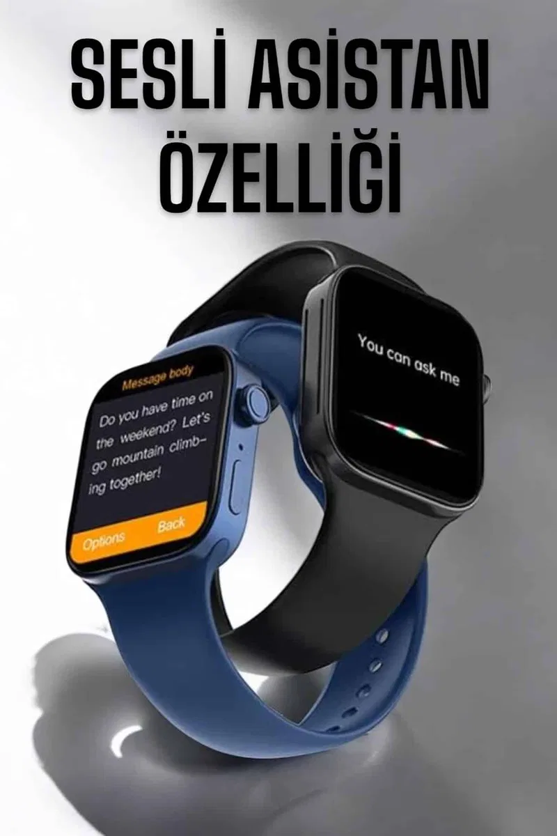 Akıllı Saat Tema Değiştirme Bluetooth Bağlantılı Arama Cevaplayan görsel 3
