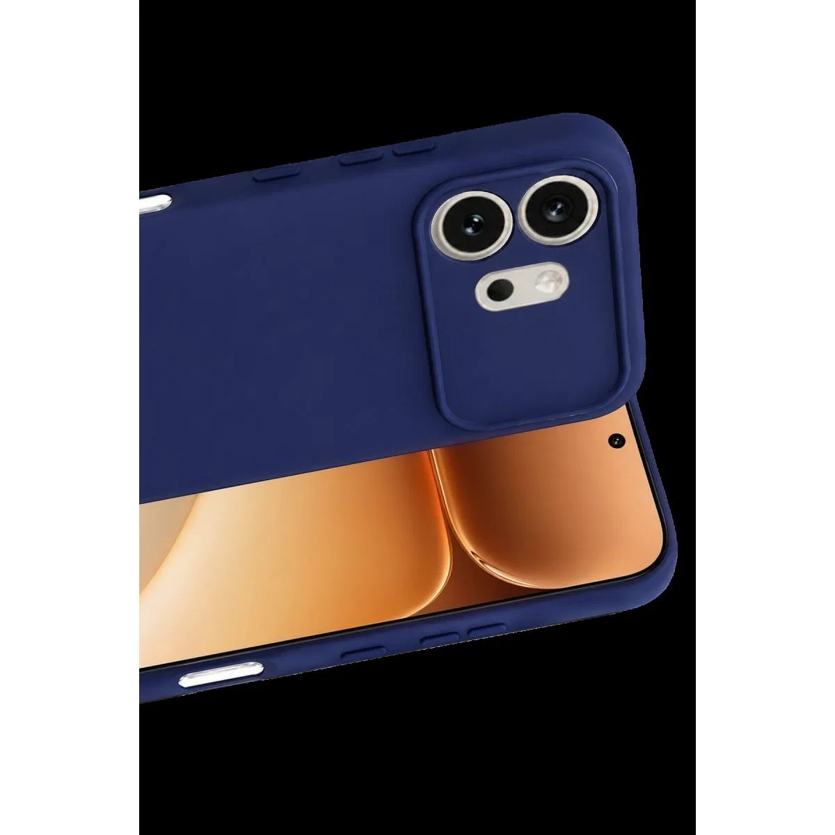 Huawei Honor 600 First Silikon - Lacivert görsel 2