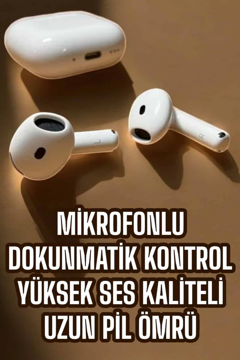 4. Nesil Kaliteli TWS Android ve İOS Uyumlu Mikrofonlu Kulaklık görsel 2