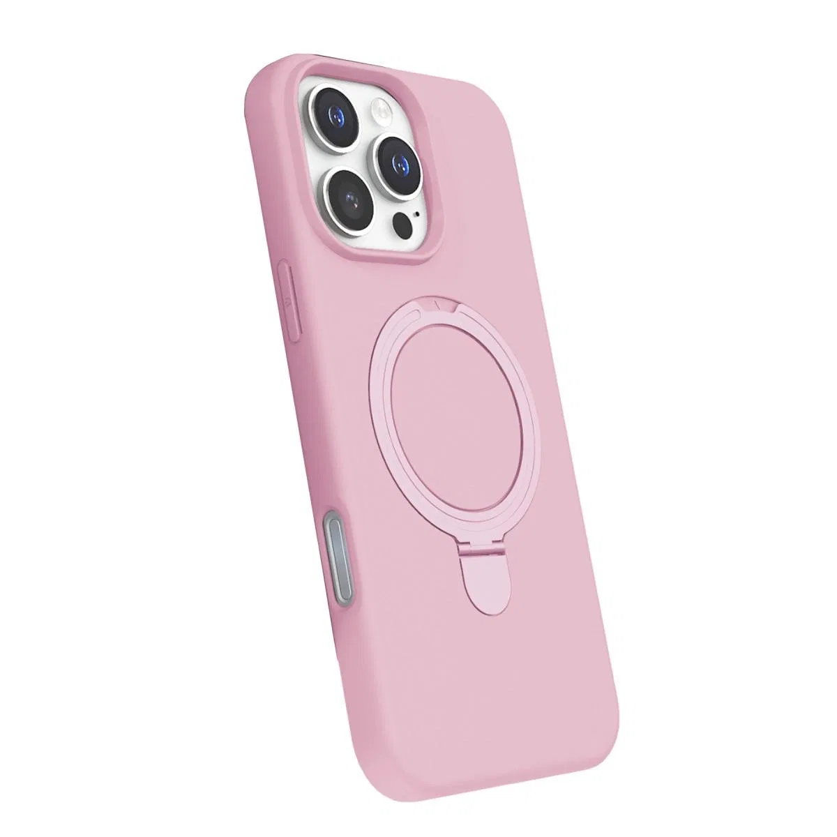 Apple İphone 16 Pro Regal Magsafe Standlı Kapak - Açık Pembe görsel 2